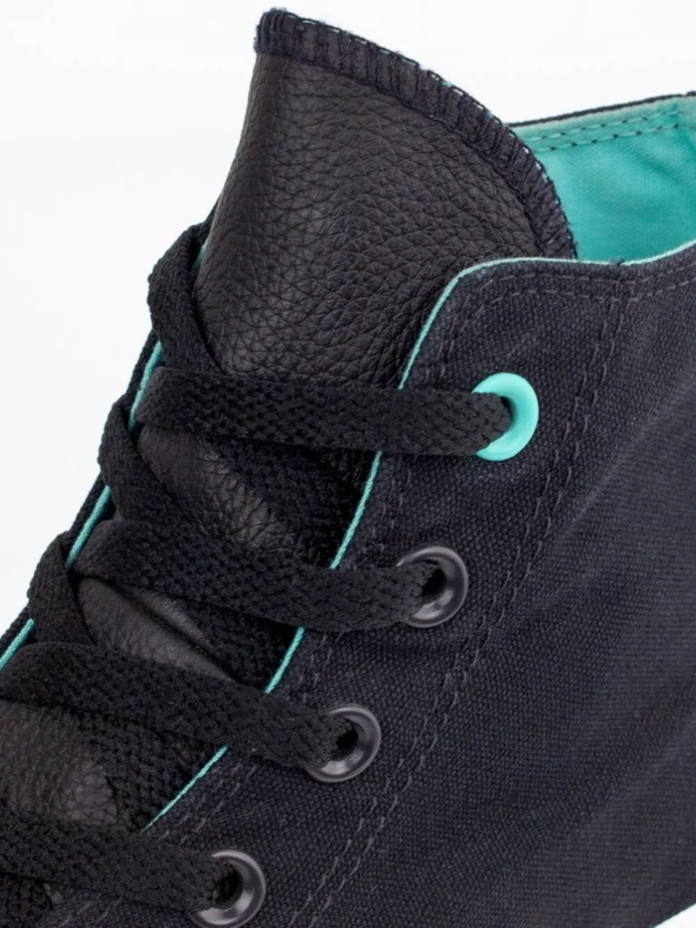Converse All Star Lift 2X Surface Fusion Black Aqua Platform High Tops Sz 8